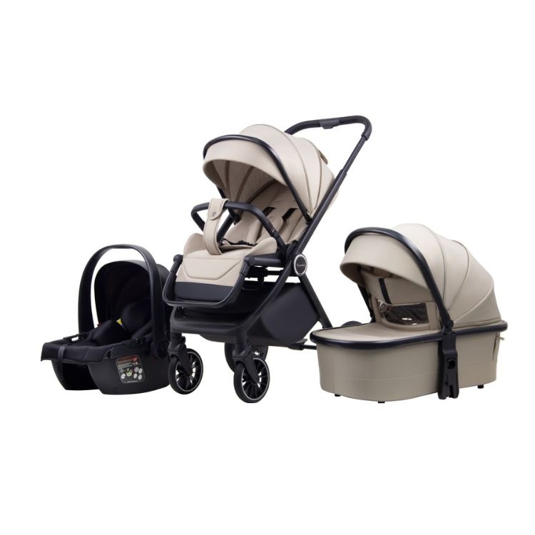 LA MAMA ALVI kolica za bebe, set 3u1 - beige